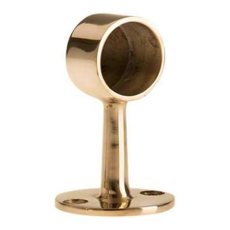 Lavi Industries Lavi Industries, Flush End Post, for 1" Tubing, Polished Brass 00-340/1